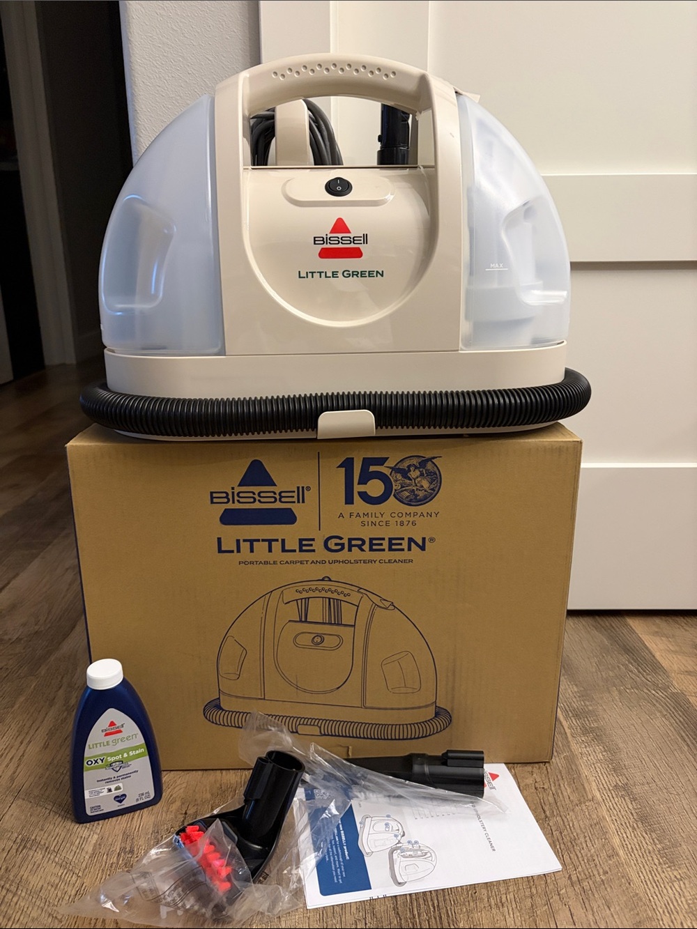 BISSELL Little Green Multi-Purpose Portable Carpet Cleaner,3353D Exclusive color